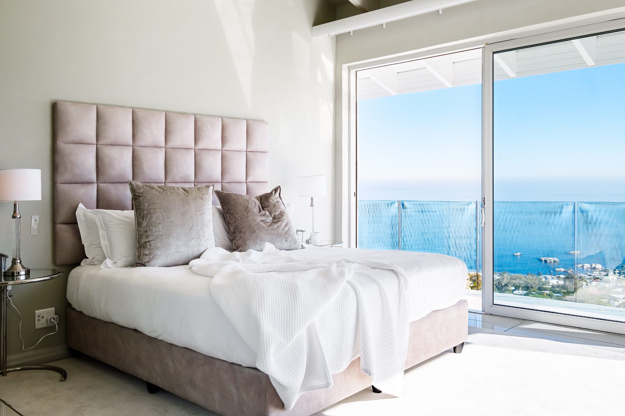 Master bedroom with ocean view